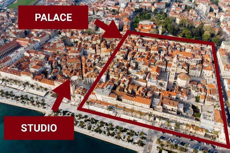 Appartamento Old Town Tower Spalato Esterno foto
